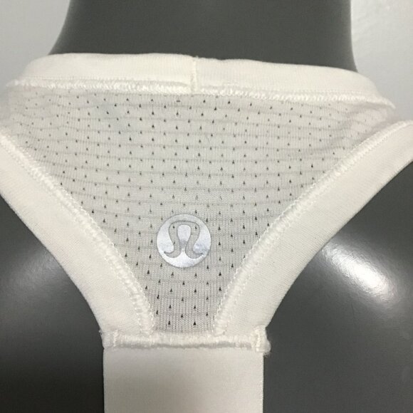 Lululemon Swiftly Tech T-Back White Size 8 - Picture 6 of 10